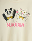 [mini rodini]   Panda & cat sp sweatshirt