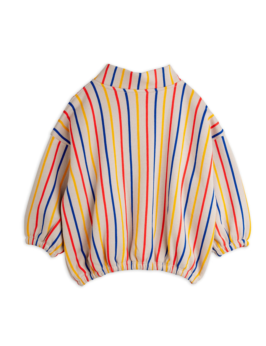 [mini rodini]   Clover emb half zip sweatshirt