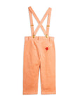 [mini rodini]   Clover emb corduroy suspender trousers