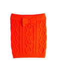 [mini rodini]   Texture knit bow skirt