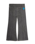 [mini rodini]   Clover emb velour flared trousers