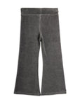 [mini rodini]   Clover emb velour flared trousers