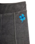 [mini rodini]   Clover emb velour flared trousers