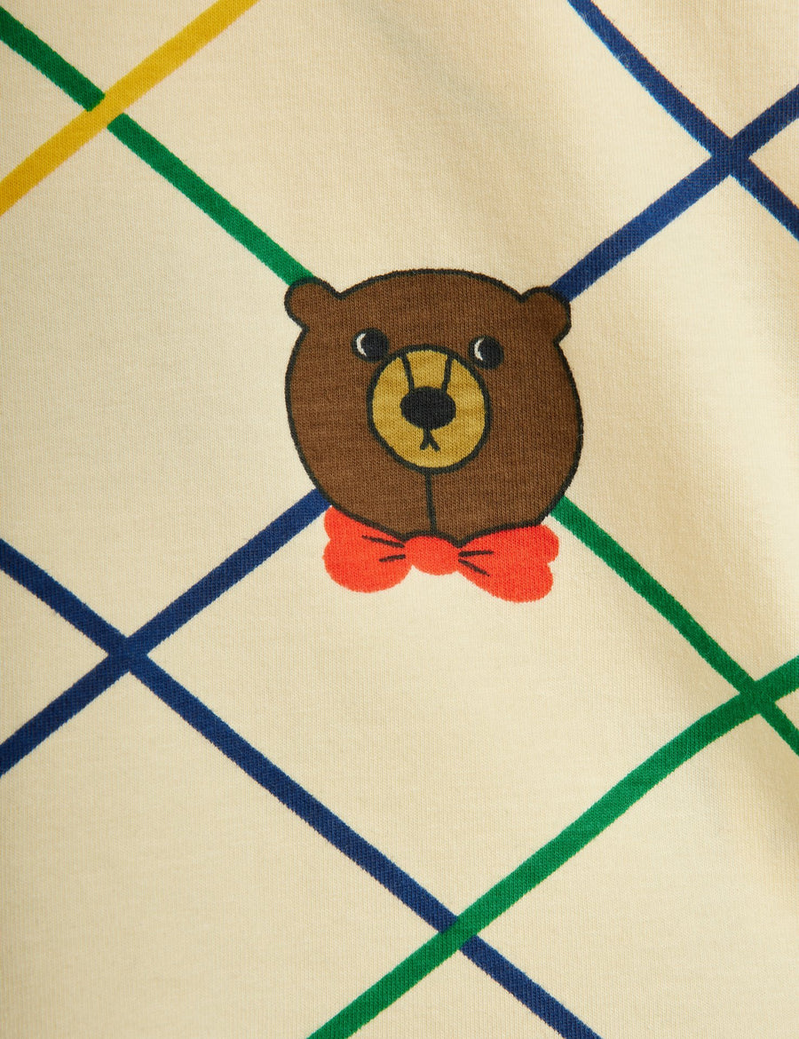 [mini rodini]   Bear check aop leggings
