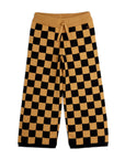 [mini rodini]   Chess check knitted trouser