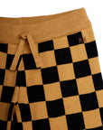 [mini rodini]   Chess check knitted trouser