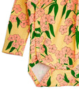 [mini rodini]   Alpine flowers aop baby set