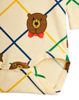 [mini rodini]   Bear check aop ls body