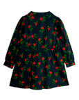 [mini rodini]   Lingonberries aop woven ls dress