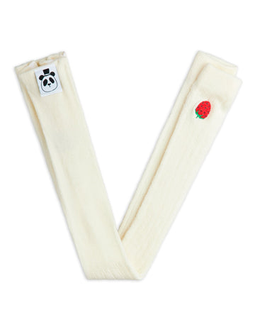 [mini rodini]   Strawberry pointelle leggings 1-pack