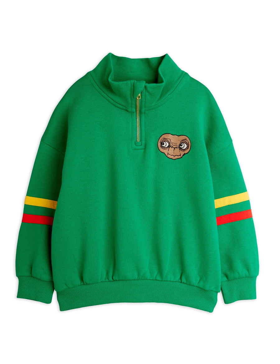 [mini rodini]   E.T. emb halfzip sweatshirt