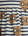 [mini rodini]   E.T. stripe aop ss dress