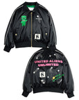 [mini rodini]   United aliens unlimited satin baseball jacket