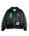 [mini rodini]   United aliens unlimited satin baseball jacket