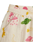 [mini rodini]   Space aop muslin shorts