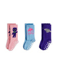 [mini rodini]   Planet 3-pack anti-slip socks