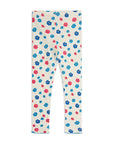 [mini rodini]   Flowers aop pointelle leggings