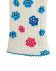 [mini rodini]   Flowers aop pointelle leggings