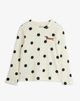 [mini rodini]   Dots aop dog ls tee