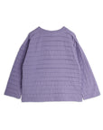[mini rodini]   Textured frill ls tee