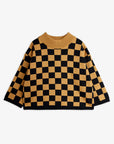 [mini rodini]   Chess check knitted sweater