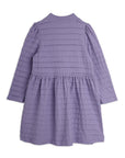 [mini rodini]   Textured frill ls dress
