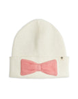 [mini rodini]   Knitted wool blend beanie w bow