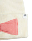 [mini rodini]   Knitted wool blend beanie w bow