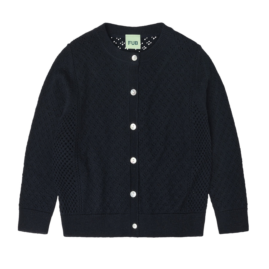 [FUB]   Pointelle Cardigan