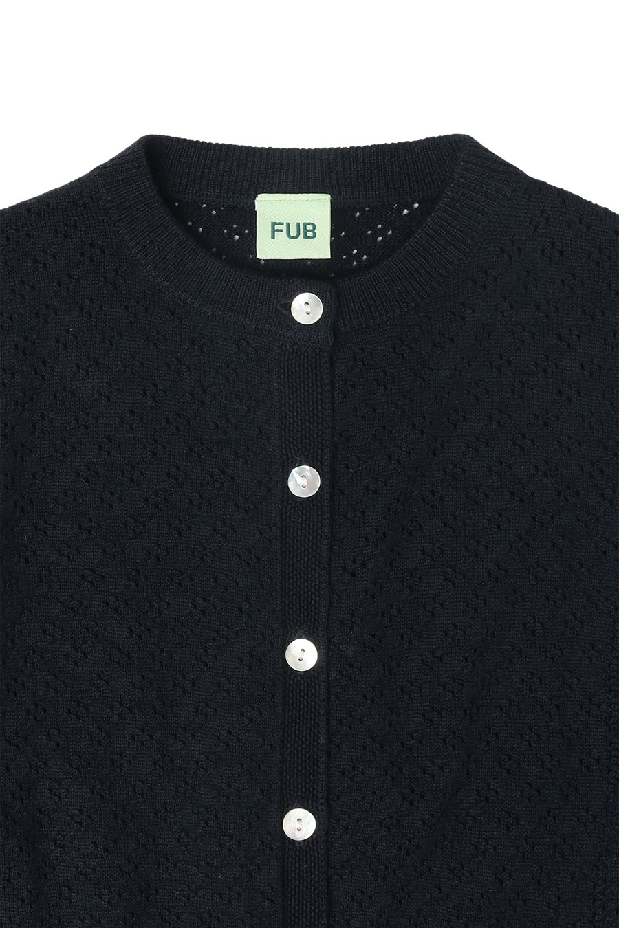 [FUB]   Pointelle Cardigan