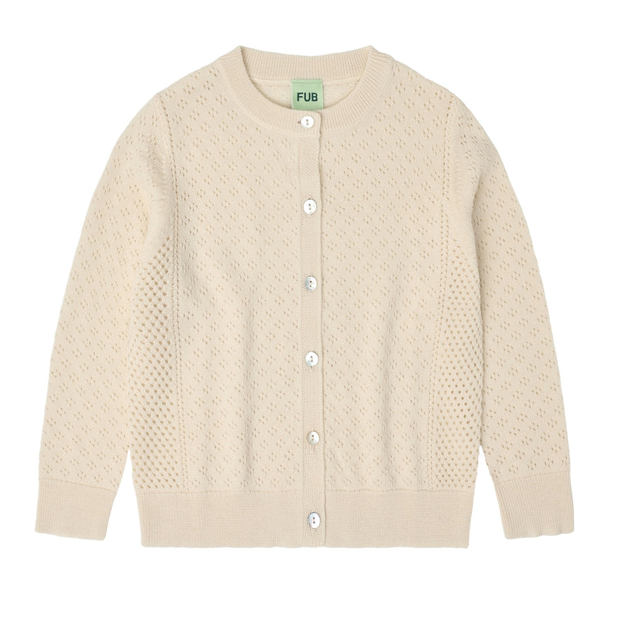 [FUB]   Pointelle Cardigan