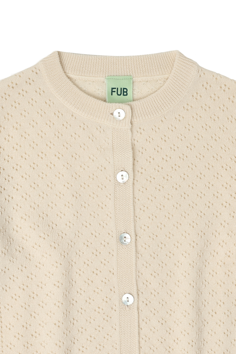 [FUB]   Pointelle Cardigan