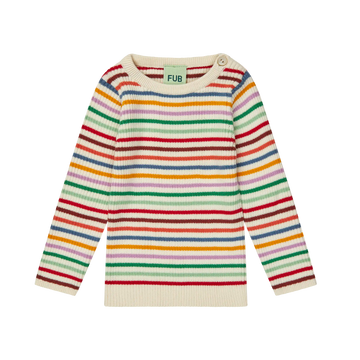 [FUB]   Baby Striped Rib Blouse