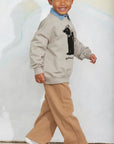 [mini rodini]   Skunk chenille sweatshirt