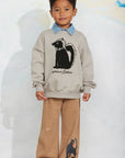 [mini rodini]   Skunk chenille sweatshirt