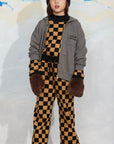 [mini rodini]   Chess check knitted trouser