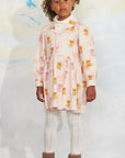 [mini rodini]   Kittens aop woven ls dress