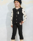 [mini rodini]   Penguin patch microfleece trousers