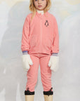 [mini rodini]   Penguin emb microfleece trousers