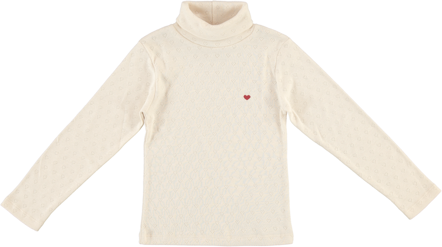 [Bebe Organic]   Bebe Heart Turtleneck