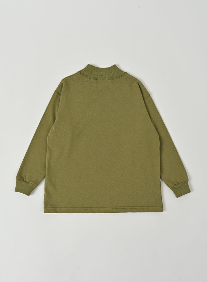 [East End Highlanders]   Mock Neck LS T-Shirt