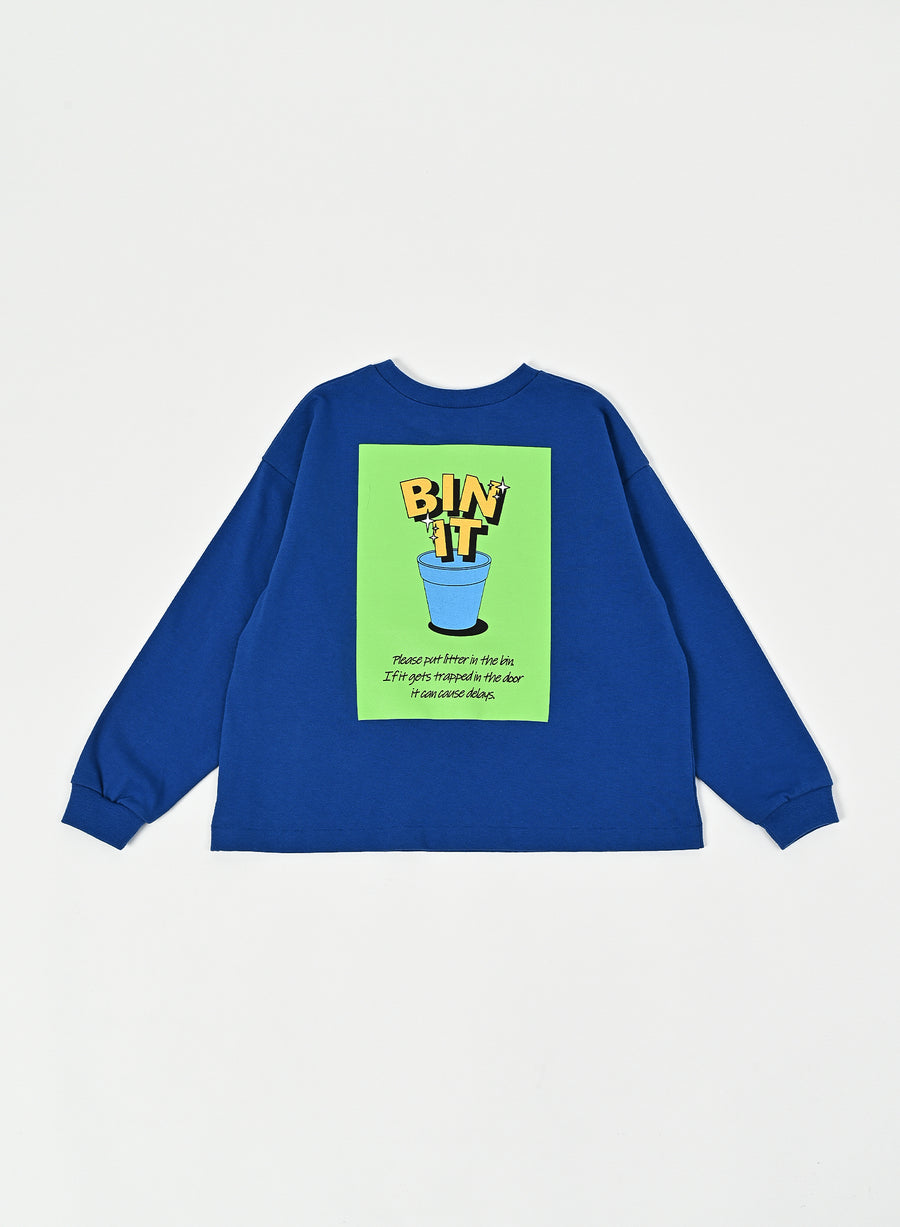 [East End Highlanders]   Printed LS T-shirt/Bin It