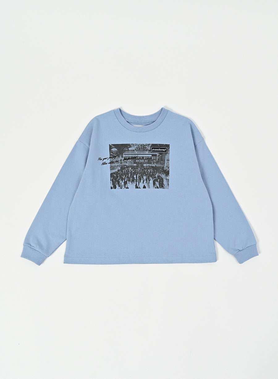 [East End Highlanders]   Printed LS T-shirt/Station