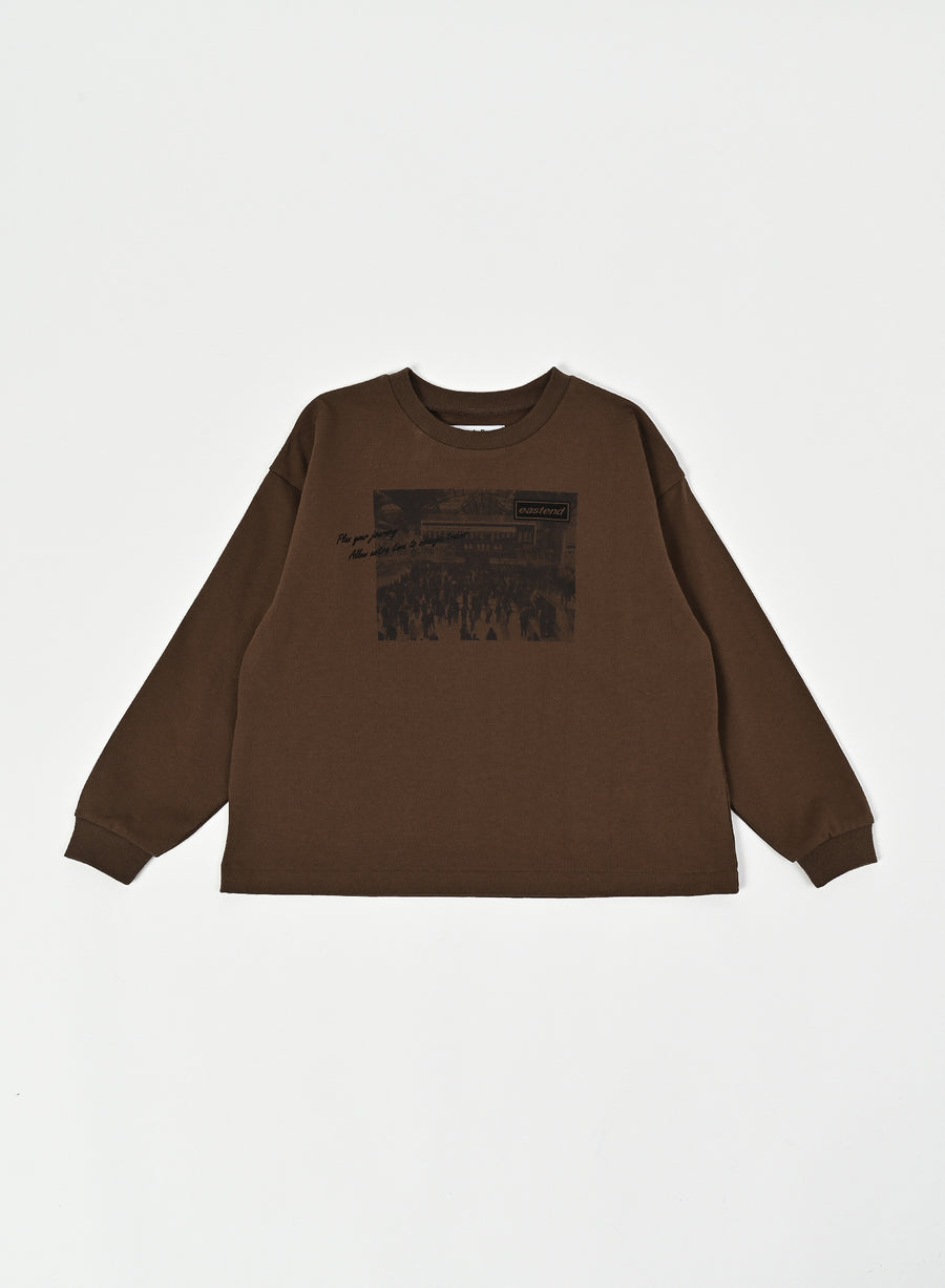 [East End Highlanders]   Printed LS T-shirt/Station