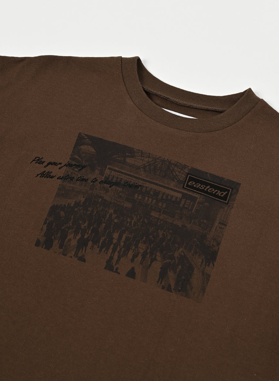 [East End Highlanders]   Printed LS T-shirt/Station