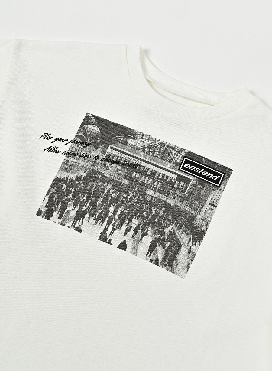 [East End Highlanders]   Printed LS T-shirt/Station
