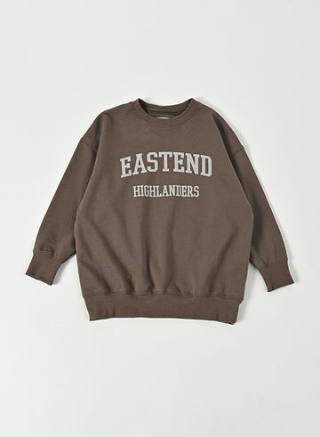 [East End Highlanders]   College Print Sweater