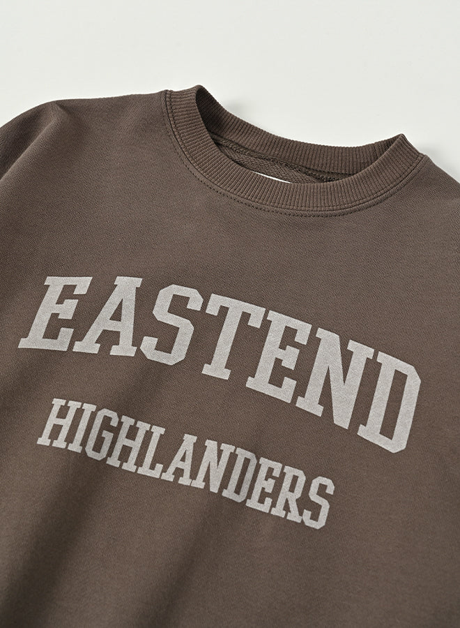 [East End Highlanders]   College Print Sweater