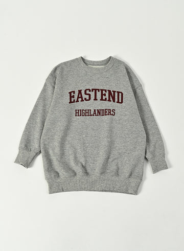 [East End Highlanders]   College Print Sweater