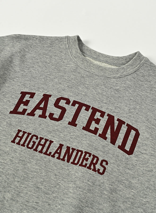 [East End Highlanders]   College Print Sweater